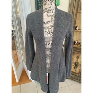 41 Hawthorn Cashmere Sweater Gray Open
